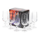 Набор бокалов для шампанского стеклянных "Claudia" 6 шт. 180 мл (40149/180) 