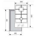 Панель варочная газовая Akpo PGA 302 FGC BL