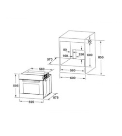 Духовой шкаф электрический Akpo PEA 7008 MMD01 WH