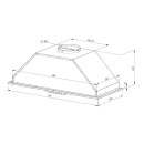 Вытяжка кухонная Akpo Neva II 80 wk-10 нержавеющая сталь