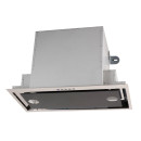 Вытяжка кухонная Akpo Neva Glass II 80 wk-10 чёрное стекло/нержавеющая сталь