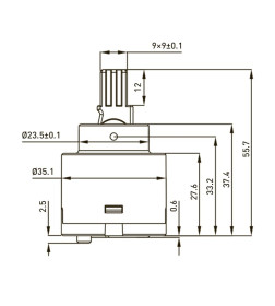 Картридж Gross Aqua 35мм, F0217		