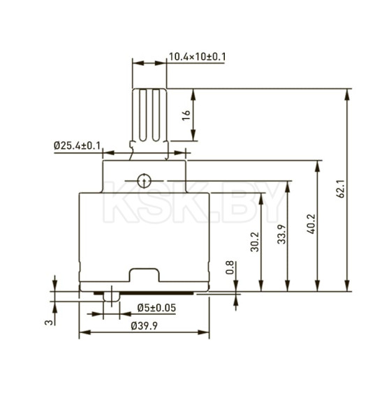 Картридж Gross Aqua 40мм, F0218		 (F0218	) 