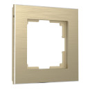 Рамка на 1 пост шампань алюминий Aluminium Werkel (W0011711) 