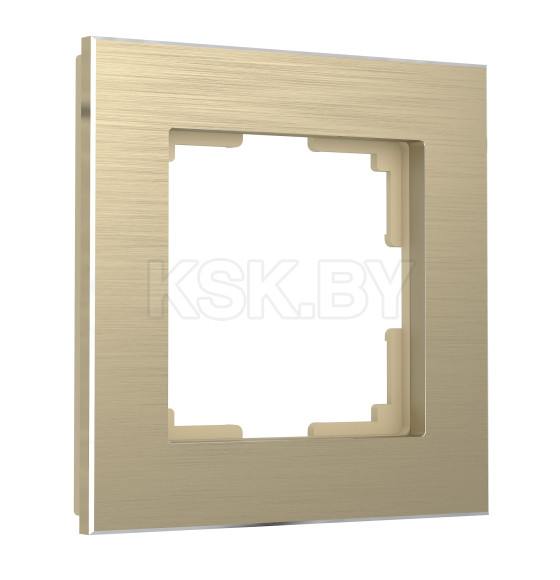 Рамка на 1 пост шампань алюминий Aluminium Werkel (W0011711) 