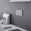 Рамка на 2 поста дымчатый,стекло Favorit Werkel (W0021117) 