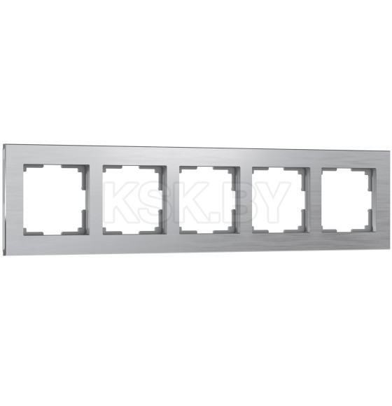 Рамка на 5 постов алюминий Aluminium Werkel (W0051706) 