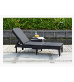 Шезлонг Jaipur (Джайпур) с матрацем, графит