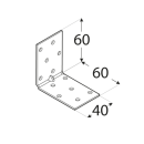 Уголок монтажный 60x60х40х1.5 мм RKMP4 (413407) 