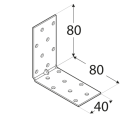 Уголок монтажный 80x80x40x1.5 мм RKMP7 (413707) 