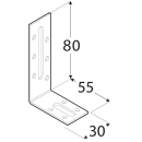 Уголок регулируемый 80х55х30 мм RKRD 3 (421707) 