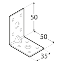 Уголок усиленный 5 50x50x35 мм (402508) 