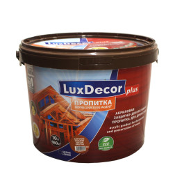 Пропитка декоративная для дерева LuxDecor каштан 10л. 