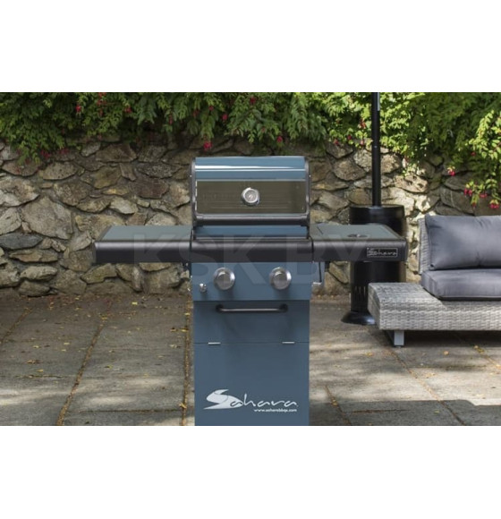 Гриль газовый Sahara X250 2 Burner BBQ, дымчатый (X250EW-ST) 