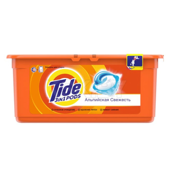 Капсулы для стирки Tide Альпийская свежесть, 30х22.8г (2311) 