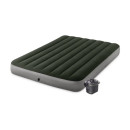 Матрас надувной Queen Prestige, 152х203х25 см + насос на батарейках, INTEX (64779) 
