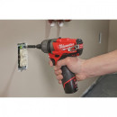 Шуруповерт аккумуляторный Milwaukee M12 CD-0 FUEL (4933440450) 