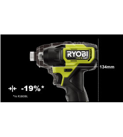 Винтоверт импульсный RYOBI HP RID18C-0 (без батареи) ONE +