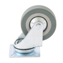 Колесо поворотное, диаметр 100 мм, крепление  платформенное// Сибртех 68715 (68715) 