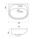 Умывальник Santek Анимо 60 1.WH11.0.508 (1.WH11.0.508) 