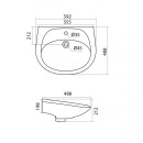 Умывальник Santek Бриз 60 1.WH11.0.466 (1.WH11.0.466) 