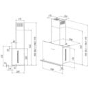Вытяжка кухонная Akpo Crystal 60 wk-9 чёрный