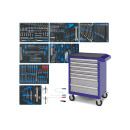 Инструментальная тележка KING TONY "BOARD" в синей тележке, 325 предметов 934-325AMB (934-325AMB) 