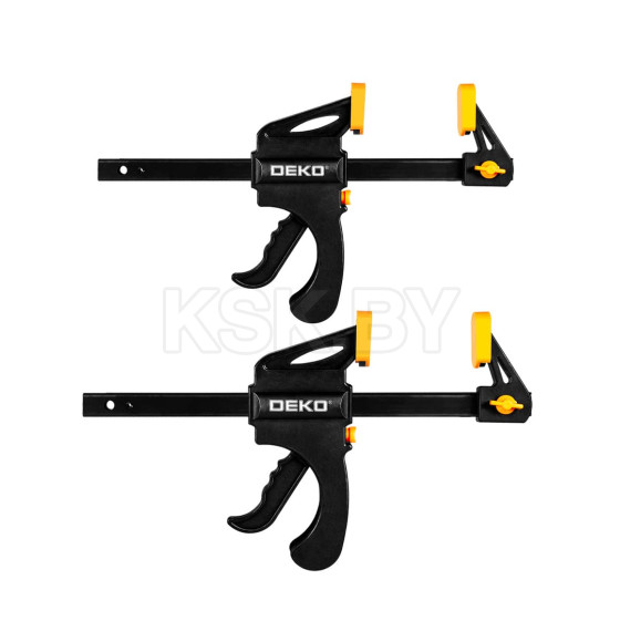 Струбцина быстрозажимная 200 мм DEKO CL200-2 (2 шт.) (065-0614) 