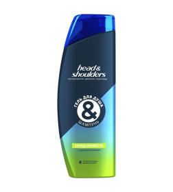 Гель для душа и шампунь Head & Shoulders Заряд свежести  360мл