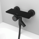 Смеситель для ванны с управлением Push Control, черный матовый, Shelfy, IDDIS, SHEBLBTi02WA (SHEBLBTi02WA) 