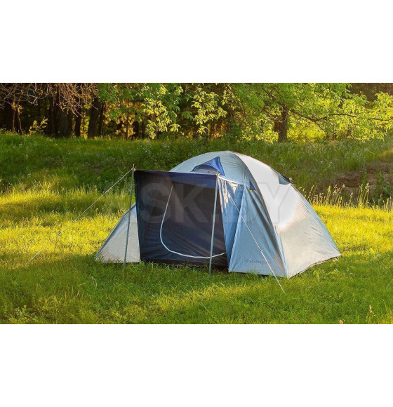 Палатка кемпинговая ACAMPER MONODOME XL blue (4-местная 2500 мм/ст) 210х240х130см