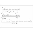 Направляющая шариковая h=17 L-182 AKS (22284) 