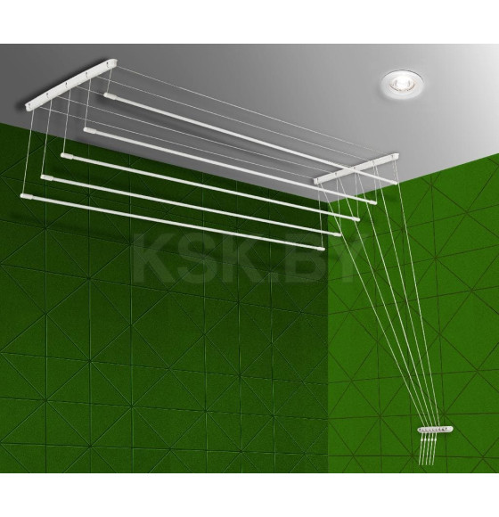 Сушилка для белья потолочная Comfort Alumin Group алюминиевая  1,0м 5 прутьев (000588) 