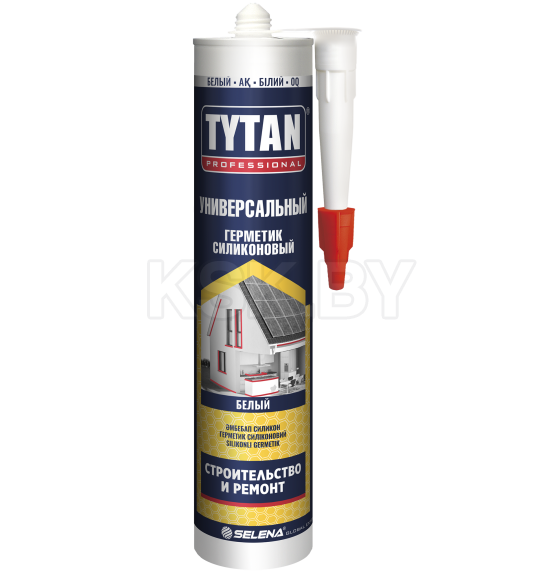 Герметик силиконовый универсальный Tytan Professional белый, 280 мл (17899) 