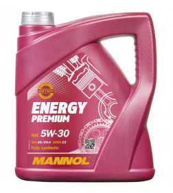 Моторное масло Mannol Premium Energy Premium 5W-30 API SN/CH-4 ESTER 5л