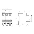 Автомат ВА 47-100, 3P 10А (D) 10кА ETP (11540) 