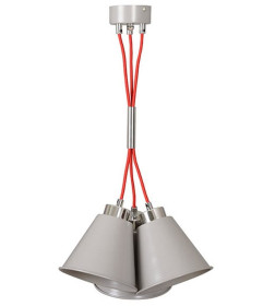 Светильник подвесной EMIBIG PREVENT GRAY 269/3 3X60W, E27