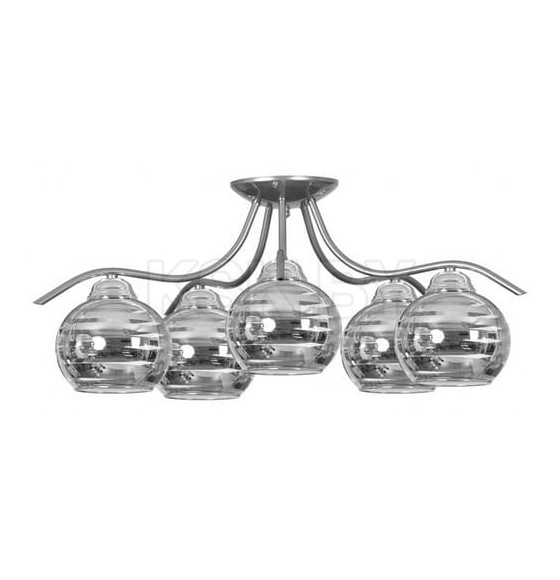 Светильник подвесной EMIBIG BOVER 5 SILVER 818/5 5X60W, E27 (818/5 (SILVER)) 