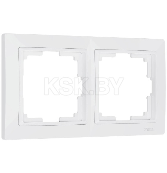 Рамка на 2 поста белый Snabb basic Werkel (W0022001) 