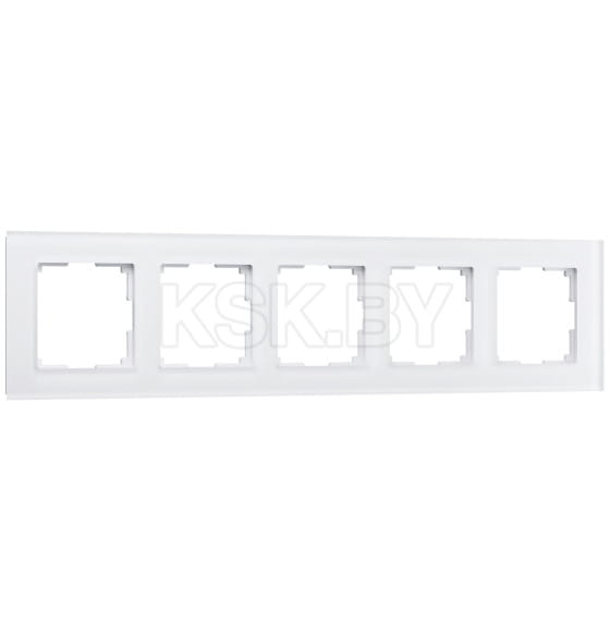 Рамка на 5 постов белый матовый Favorit Werkel (a036581) 