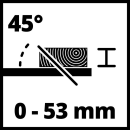 Станок пильный по дереву Einhell TE-CC 250 UF (4340539) 