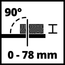Станок пильный по дереву Einhell TE-CC 250 UF (4340539) 