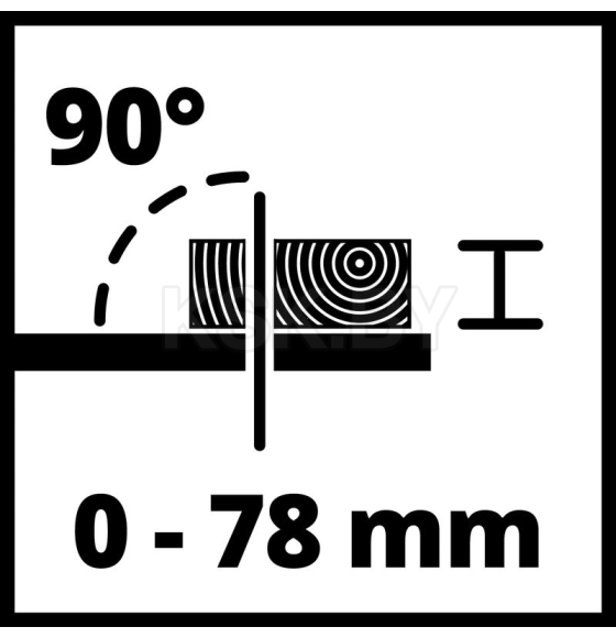 Станок пильный по дереву Einhell TE-CC 250 UF (4340539) 