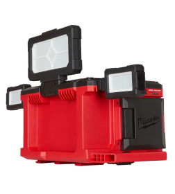 Фонарь аккумуляторный с функцией зарядного устройства на базе PACKOUT Milwaukee M18 POALC-0