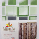 Штора для ванной Miranda KARE зеленый