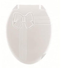 Сиденье для унитаза пластмассовое 45*37 см. арт 1018