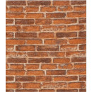 Панель самоклеящаяся Lako Decor 3D, кирпич рыжий (LKD-16-08-09У) 