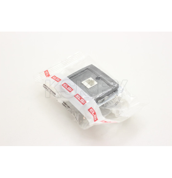 Розетка компьютерная RJ45 дымчатый Zena-Vega EL-BI (609-011100-247) 