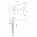 Смеситель для умывальника Cersanit Flavis, 63034 (63034) 