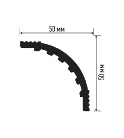 Багет "Плинтэкс" потолочный U (50/50M)